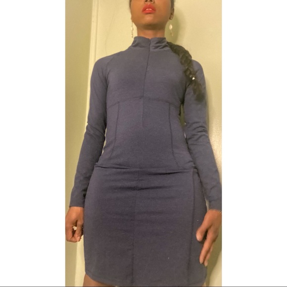 High Neck Bodycon Dress - Picture 2 of 3